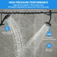 thumbnail image 4 of Tandem Shower Head for Couples with Handheld Filter, Dual Shower Head System Featuring 7 Spray Settings and 360°Rotating Overhead Modes, 4 of 8