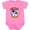 Raspberry, variant on Inktastic My Nana Loves Me Penguin Boys or Girls Baby Bodysuit