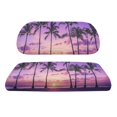 thumbnail image 6 of Garronmavis Purple Sunset Palm Tree Golf Cart Seat Covers Set Breathable Front Seat Cover for All Weather Keeps Comfortable and Clean Universal Fit Interior Protection, 6 of 6