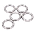 thumbnail image 2 of 5pcs 304 Stainless Steel Round O Rings Multi Purpose Seamless Welded Metal O Ring for Sailing Diving5x20mm, 2 of 8