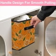 thumbnail image 5 of RATGDN Collapsible Fabric Cube Storage Bin with Double Handles for Living Room Bedroom Office Black - Orange Juice Fruit, 5 of 7