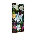 thumbnail image 2 of Trademark Fine Art 'Baroque Flower Triptych I' Canvas Art by Sandra Iafrate, 2 of 4