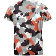thumbnail image 2 of Grey & Orange Camo All Over Adult T-Shirt - X-Large, 2 of 2
