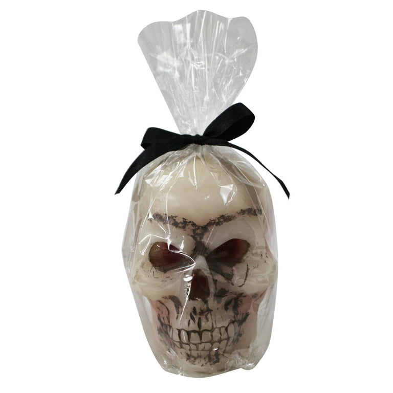 Way To Celebrate Halloween Bleeding Skull Candle, Unscented