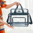 thumbnail image 6 of Travelwnat Clear Bag Stadium Approved Transparent Waterproof Tote Bags for School Concerts Travel, 6 of 7