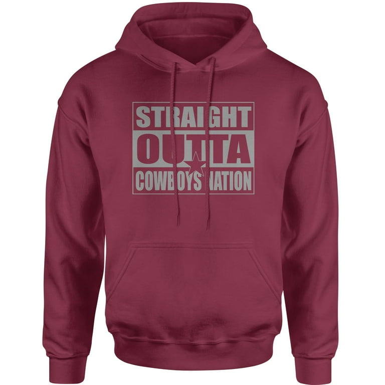 Straight Outta Cowboys Nation Football Adult Hoodie Sweatshirt 