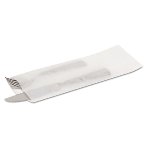 Bagcraft Silverware Bags 2 25 x 10 White 2 000 /carton (BGC 300039)