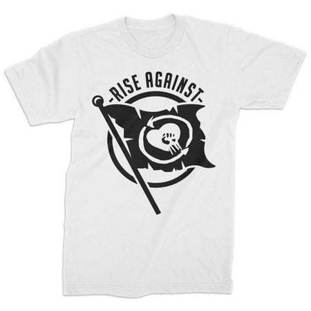 Rise Against Flag - Rise Against - Flag Apparel T-Shirt - White