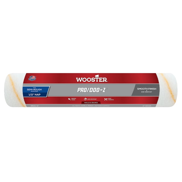Paint Roller Wooster Brush RR643-14 Pro/Doo-Z, 14 cm, tela tejida