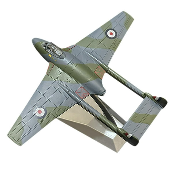 Réplica de avión de a escala 1/72 con soporte, modelo de avión simulado coleccionable a escala 1/72, modelo de para bar, dormitorio y oficina.