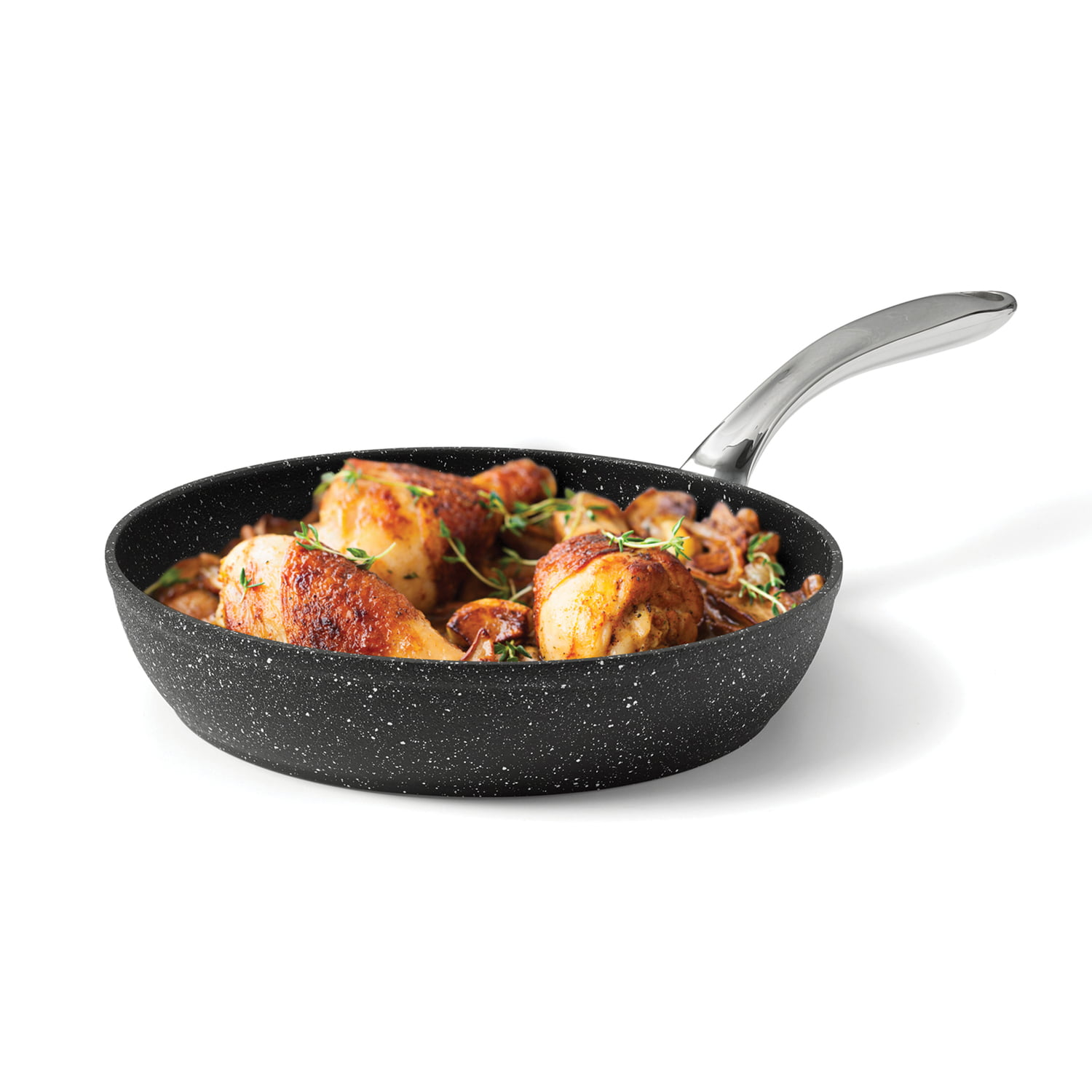 The Rock by Starfrit 060740-002-0000 Set of 2 Fry Pans with