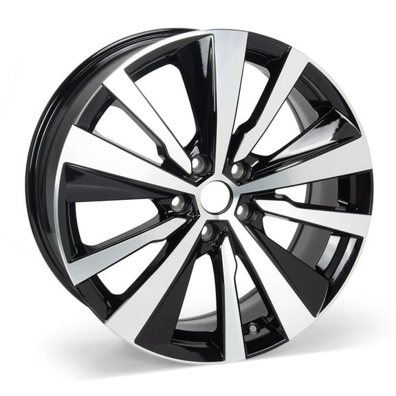19" Replacement Rim for Nissan Altima 2019-2022 Wheel, 19x8 inch Machined Black Wheel Rim 5x114.3mm