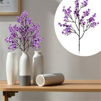 6*Simulation Flowers Clearance! 6 Pcs Fall Faux Flowers Babys Breath Flower Bulk Artificial Gypsophila Bouquet Silk Floral Arrangements Centerpieces for Home Kitchen Bedroom, Fake Flowers