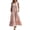 *Pink, variant on VBVC Women's Striped Ruffle Trim Sleeveless Maxi Dress , Summer Casual Beach Loose Dress For Women , Ladies' Vacation Long Dress with Pockets,Blue,S-3XL