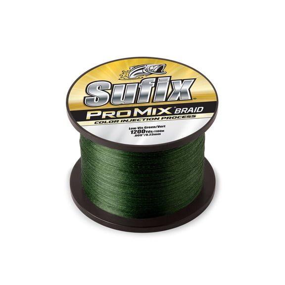 SUFIX Promix Braid Lo Vis Green, 40#, 1200 yard