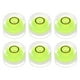 thumbnail image 1 of Uxcell 6 Paquetes de Nivel de Burbuja Redondo 12x7.5mm Mini Niveles de Espiritu Circular para Trípode de Cámara Telescopio, Verde, 1 of 6