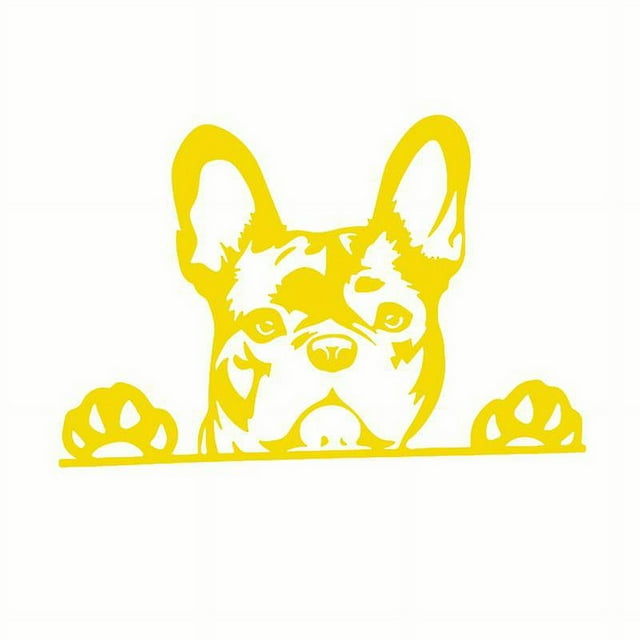 Car Sticker Paws Up French Bulldog Frenchie Bully Dog Decoration Vinyl Car Decal Reflective Laser 3d Car Stickers Car Styling