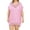 Pink, variant on TIHLMK Plus Size Cover up Swimsuit for Women Ladies Loose Solid Color Hand Hook Stitching V-neck Qversized Blouse Beach Dress Swimsuit Cover Up