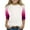 N08,Hot Pink, variant on Top for Toddler Girls Casual Blue Raglan 3/4 Length Sleeve Shirt 2025 Summer Crewneck Gradient Tops Tunic Lightweight Tops & Blouses,Blue 12-13 Years