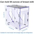 thumbnail image 3 of Breast Milk Storage Tower for Breast Milk Storage Bags, Clear Breast Milk Freezer Storage Organizer for Storing Milk, Reusable Breastmilk Storage Containers Freezer - Easy Access, 3 of 7