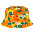 thumbnail image 3 of Men's New Era Orange Miami Dolphins Citrus Bucket Hat, 3 of 4