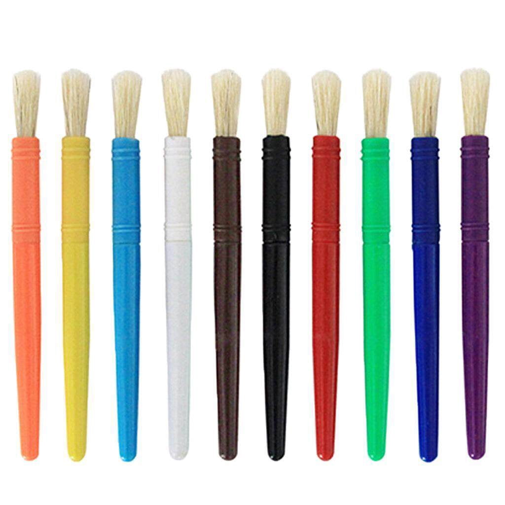Pinceau rond professionnel extra-fin pour aquarelle et peinture à l'huile (sable doré) synthétique (sable doré) - France