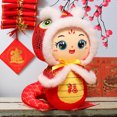thumbnail image 6 of DAMAI Chinese New Year Snake Plush Animal Toys 2025 Lucky Snake Stuffed Plush Animals Mascot Snake Toys Chinese Zodiac Animals Snake Doll for New Year Home Car Decoration, 6 of 8