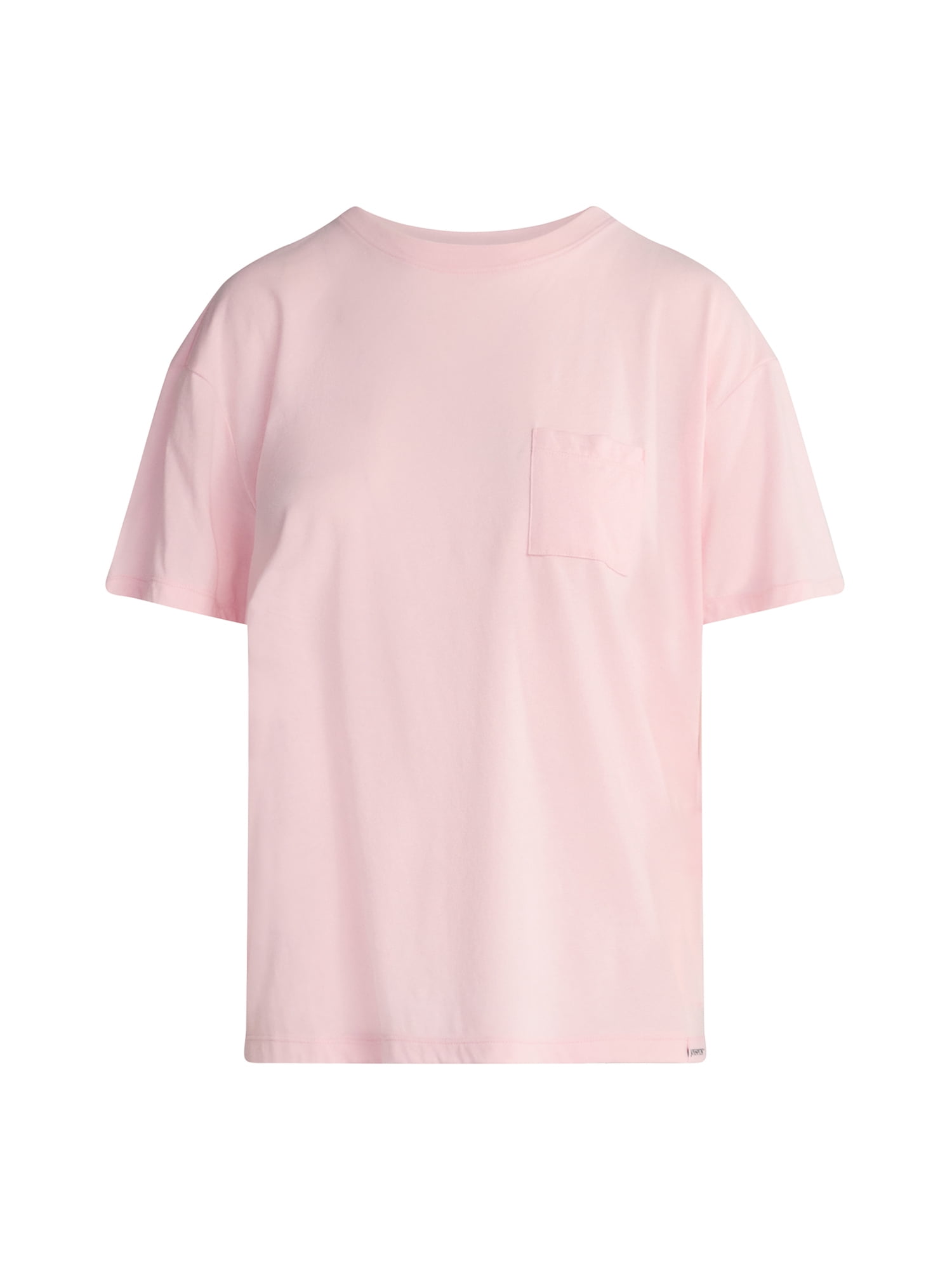 Joyspun Women's Sleep Tee with Short Sleeves, Sizes XS-3X