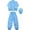 Blue, variant on ESD Lab Coat Anti Static Clothing Science Cuff Lapel Collar with Hat Wear Uniform Work for Men Women White -