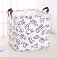thumbnail image 1 of Cestas de almacenamiento cuadradas, lona impermeable, cesto para ropa infantil, cesto para estanterías de guardería, cestas de regalo, organizador de juguetes, decoración de habitación (vehículo), 1 of 4