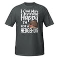 thumbnail image 2 of I Can't Make Everyone Happy I'm Not a Hedgehog Novelty Art Premium T-Shirt (Dark Heather, XL), 2 of 2