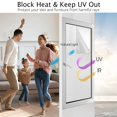 thumbnail image 2 of Película de privacidad para ventanas HIDBEA Frosted Heat Control UV Block, 2 of 5