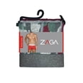 thumbnail image 2 of Bóxer Zaga para Hombre, Vino Corto Double Brush 3 Piezas Talla EG, 2 of 4