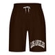 thumbnail image 4 of Mens Casual Shorts Lace-Up Elástico Cintura Bolsillo Ejercicio Fitness Hogar Pantalones de Media Longitud para Diario, 4 of 4