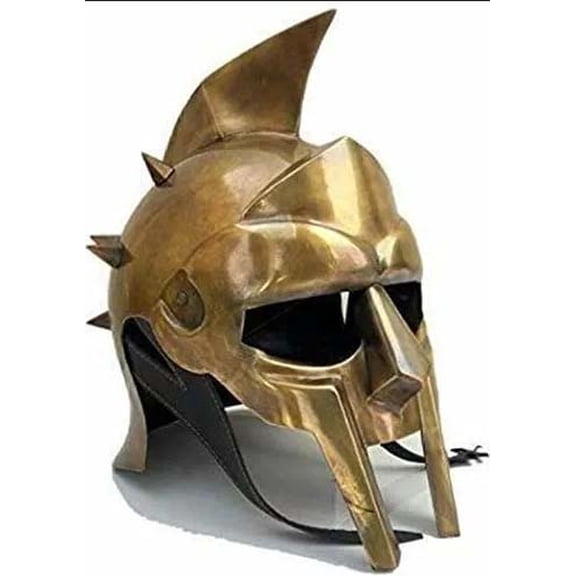 Medieval Gladiator Maximus Viking Helmet Ancient Knight Greek Roman Armor Helmet