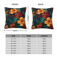 thumbnail image 4 of YFYANG Square Decorative Throw Pillow Case (Without Pillow Insert), Tropical Floral Patterns Bedroom Sofa Car Cushion Cover, 26"x26", 4 of 9