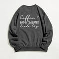 thumbnail image 4 of WEAIXIMIUNG Custom Sweatshirt Ladies Fashion Leisure Pure Color Loose Long Sleeved Printed Letters Round Collar, 4 of 4