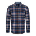 thumbnail image 7 of Chaps Men's and Big Men's Comfort Stretch Flannel Shirt, Sizes S-2XL, 7 of 7