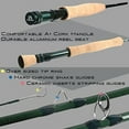 thumbnail image 3 of M MAXIMUMCATCH Maxcatch Extreme Fishing Combo Kit 3/5/6/8 Weight, Starter Rod and Reel Outfit, with a Protective Travel Case (5wt 9?0? 4pc Rod,5/6 Reel), 3 of 8