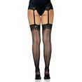 thumbnail image 5 of YooGuoGuo Women's Sheer Lace Top Thigh High Stockings with Backseam, 5 of 6