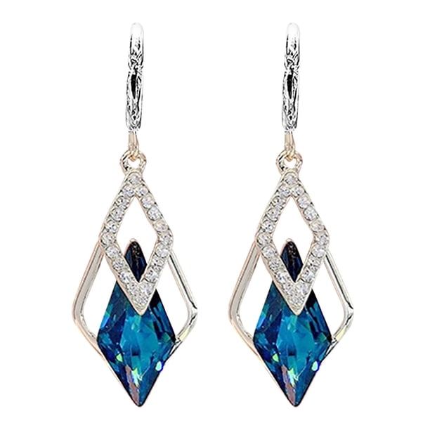 Xihbxyly En venta Colgantes colgantes y diamantes geométricos y piedra y ojo y gato blanca y polvo y diamantes y imitación y temperamento en rojo y orejas rojas