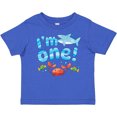 thumbnail image 3 of Inktastic I'm One First Birthday Shark and Crab Boys or Girls Baby T-Shirt, 3 of 5