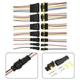thumbnail image 2 of 1Pc 12V 1Pin-6Pin Cable Wire Connector Plug Waterproof Sealed For Electrical Car 6P Smile Home, 2 of 5