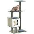 thumbnail image 1 of PawHut Cat Tree Cat Condo with Scratching Post Grey 47", 1 of 10
