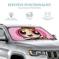 thumbnail image 4 of The Powerpuff Girls Car Sun Shade Windshield Sunshade Aluminum Foil Sun Shield For Uv Protection & Heat Blocking Medium, 4 of 9