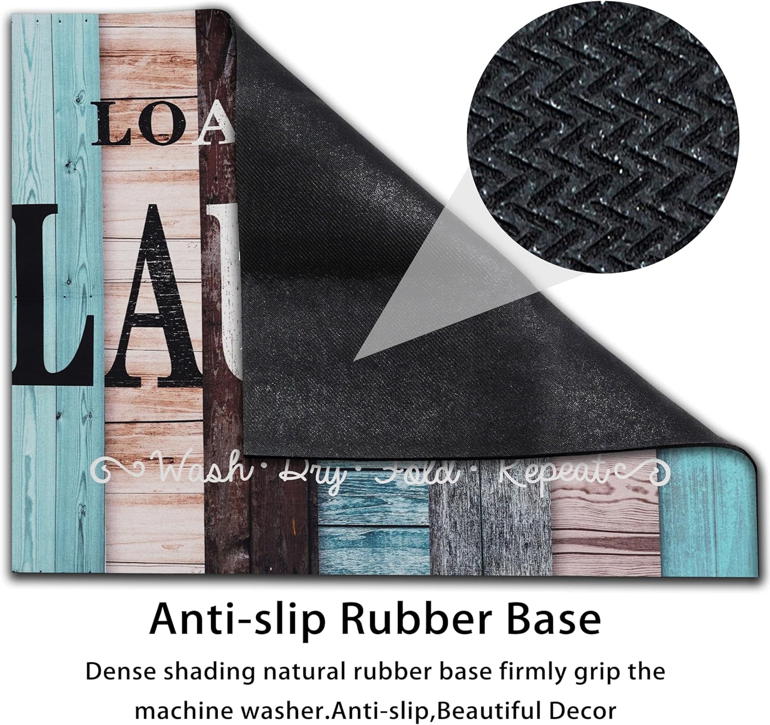 Washer and Dryer Covers for the Top 23.6" X 19.7", Washer and Dryer Top Protector Mat, Non Slip Washing Machine Dust Cover Pad for Laundry Room Kitchen Home Decor