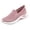 Pink -AC03, variant on Domzle Women's Woven Orthopedic Breathable Soft Shoes Arch Support, Foam Shoes Walking Sports Shoes Beige 39