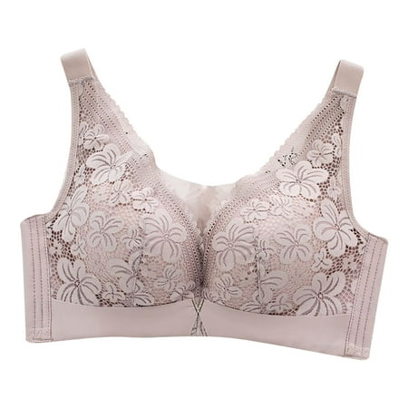 

Aoochasliy Wireless Bras for Women Push Up Clearance Bra Soild Wire Free Underwire Bras One-Piece Bra Everyday Underwire Bras
