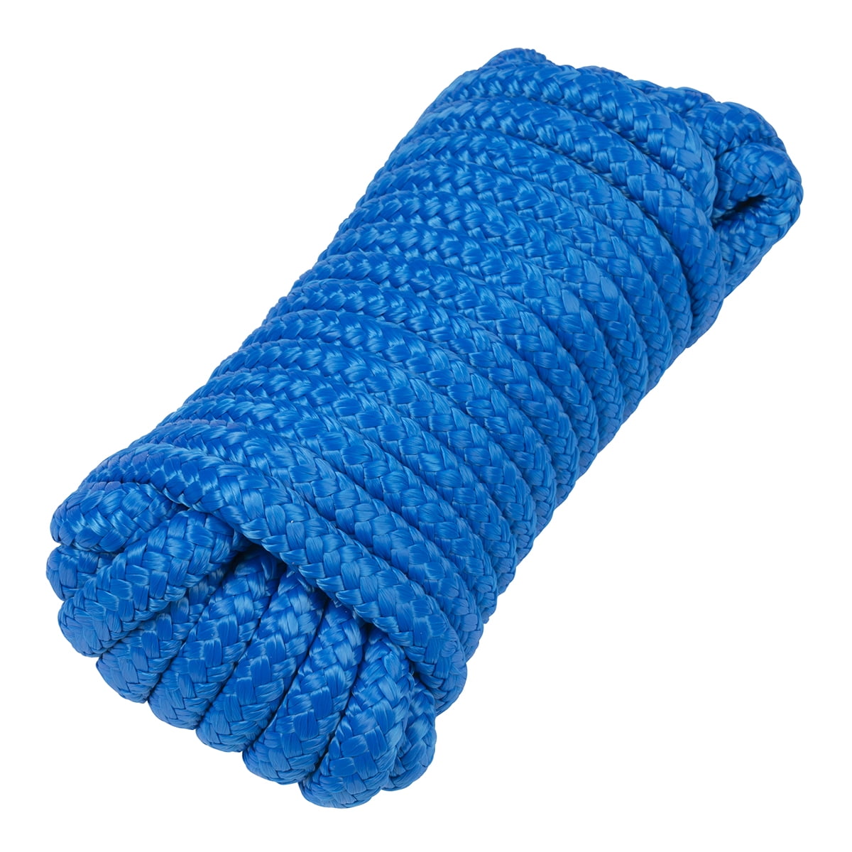 Ozark Trail Double-Braided Nylon Marine Dock Line, 3/8 in x 25 ft, Up to 20 ft Boats, 550 lb Maximum Working Load, Blue