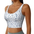 thumbnail image 2 of Fuzoiu Fitness Guru Print Women's Sports Vest,U-Back Sports Tank,Gym Vests,Athletic Sleeveless Shirts,Exercise Undershirts,Yoga, Gym, and Dance Wear-Large, 2 of 8